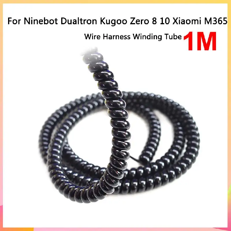 

1/2Pcs TPU Winding Protection Line Cable Spiral Wire Winder Organizer for Ninebot Dualtron Kugoo Zero 8 10 Xiaomi M365 Scootors