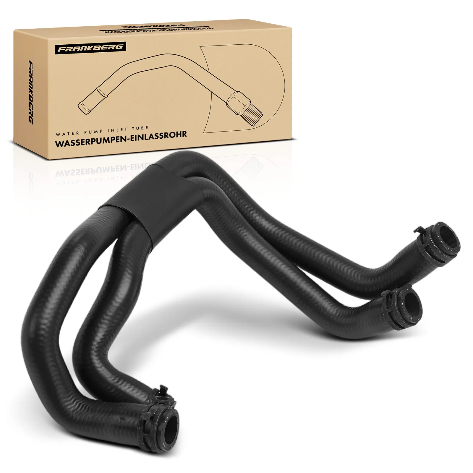 Frankberg 1x Kühlerschlauch Wasserschlauch Motorraum für Porsche Cayenne 92A 3.6L 4.8L 7P5122073E 95810607300