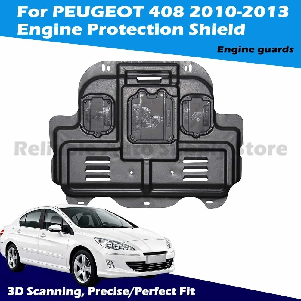 

Universal Car Underbody Protection Shield Durable Engine Guard for Enhanced Safety for PEUGEOT 408 2010-2013