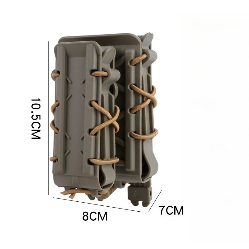 Adjustable Shooting/Hunting Magazine Pouch with MOLLE System for 5.56/7.62/9mm/45ACP Alien Magazine Pouch