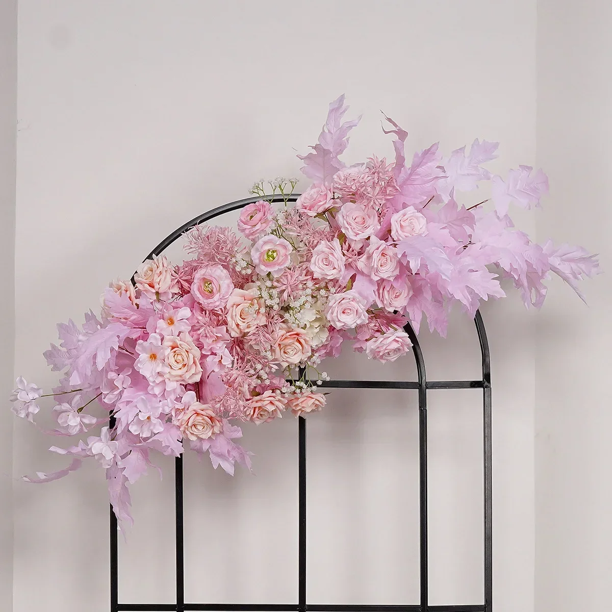 Hot Sale Artificial Floor Flower Row Silk Flower Race Wedding Banquet Ornament Flower Arrangement Road Lead Floor Ball