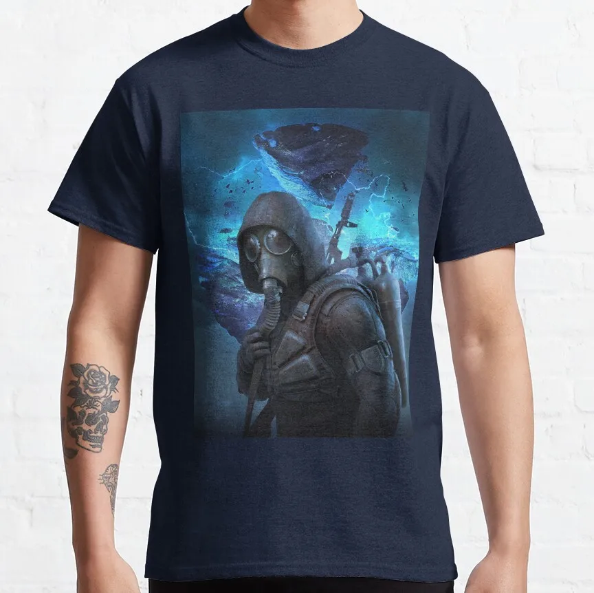 

STALKER 2 Heart of Chernobyl Danger exclusion zone t shirt GSC game world Ghost City Pripyat Graphic Clothes All size Tops