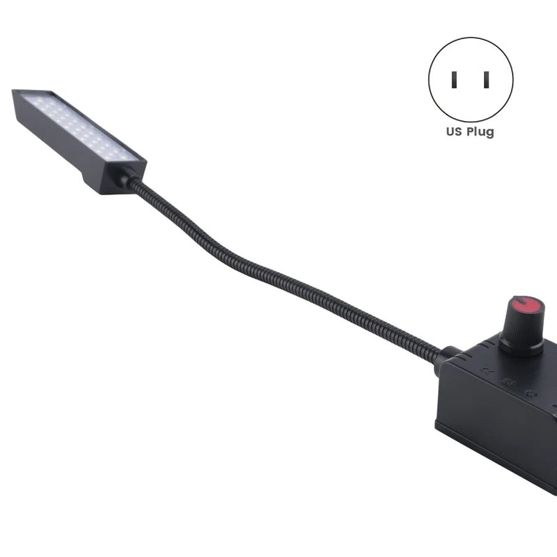 調光可能な30 LEDミシンライト、ワークベンチ、旋盤、ドリルプレス、フレキシブルアーム、ワークランプ用のミシン照明