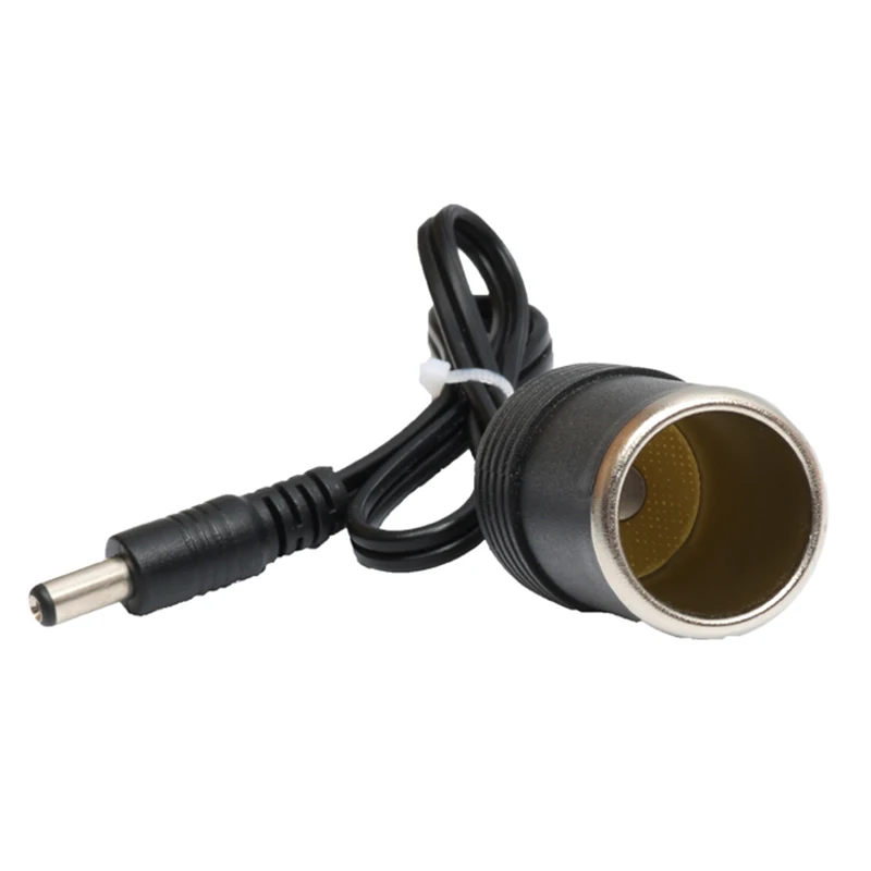 1PCS 20CM DC 12V 24V 5A Amper Male Car Cigarette Lighter Socket Plug Connector Power Charger Cable Adapter DC 5.5mm * 2.1mm