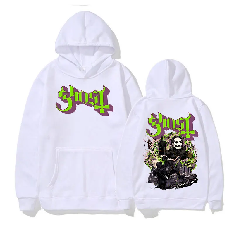 New Rock Ghost Band Print Hoodies Men Women Singer Graphic Printing Sweatshirts for Fans Casual Clothing Sudaderas Hip Hop Hoody
