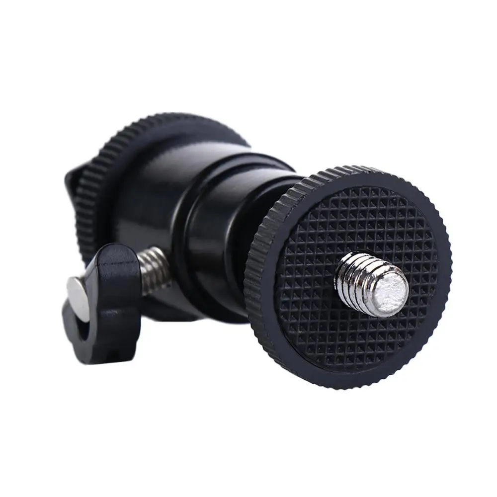 DV 360 Degree Rotary Mount Aluminum Video Camera Flash Bracket Tripod Ballhead Holder Camera Tripod Tripod Ball Head