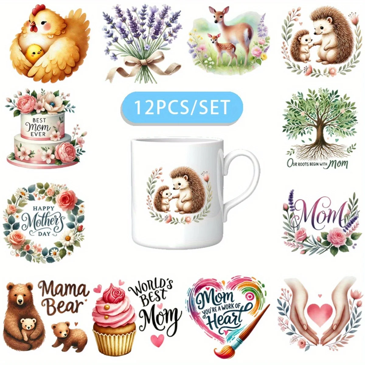 12PCS/SET Gothic Da…