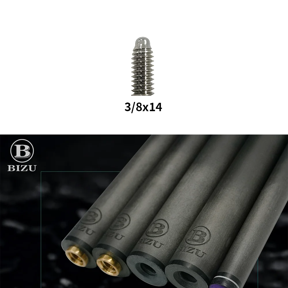BIZU カーボンファイバースヌーカーキューシャフト 12.5 ミリメートル