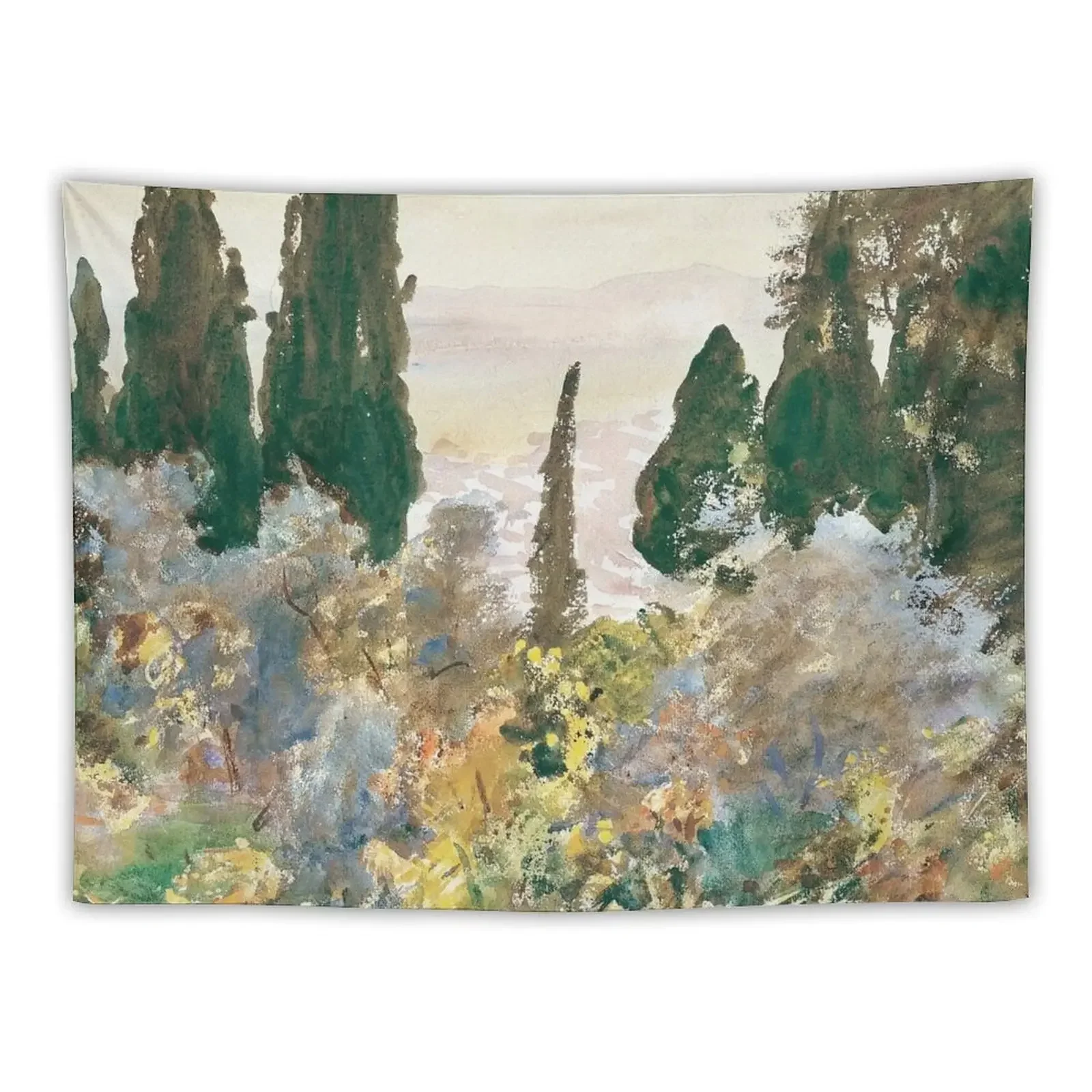 Granada (1912) by John Singer Sargent Tapestry Living Room Decoration Wall Decor Hanging Tapestry