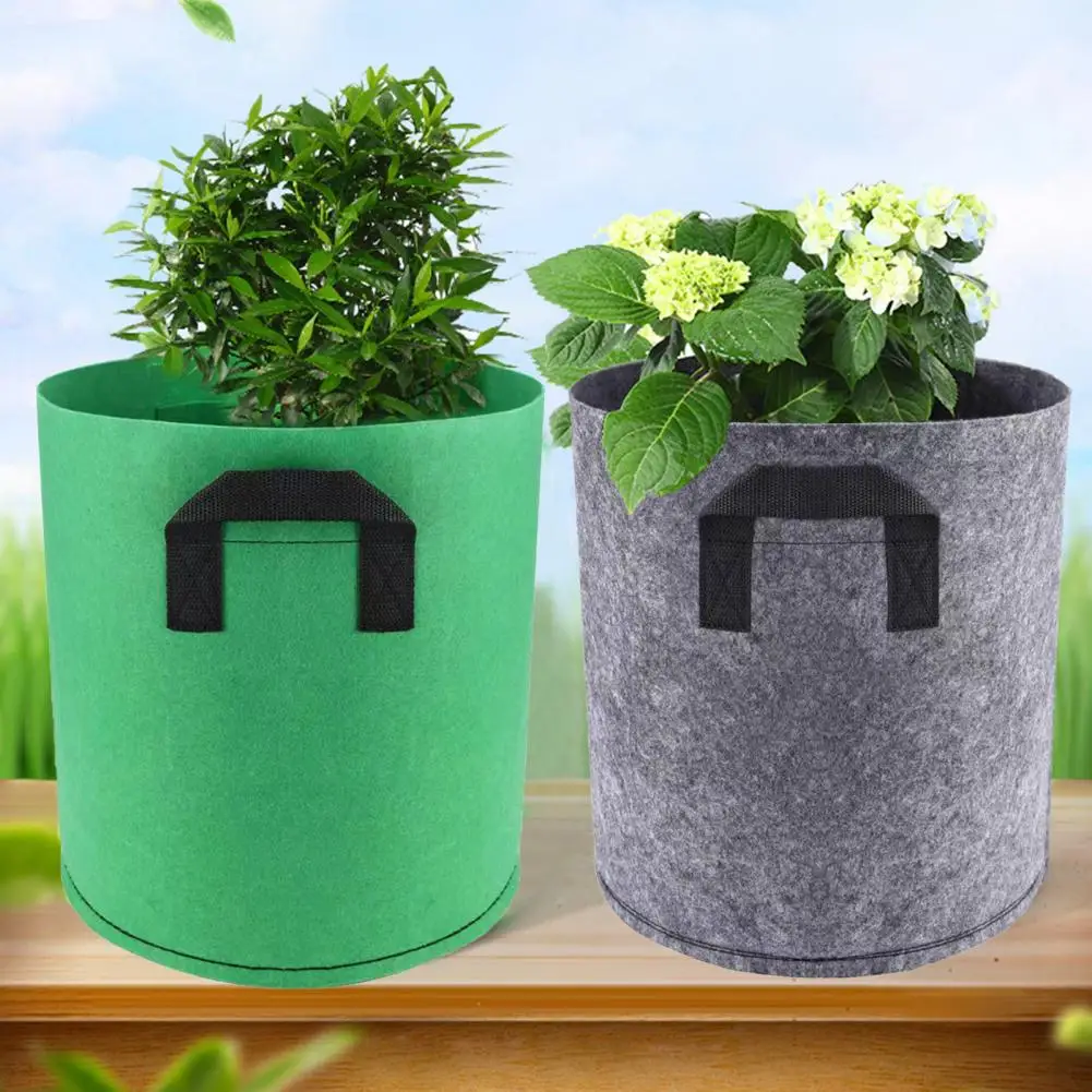 Bolsa de cultivo de plantas de pimienta, bolsas de cultivo de plantas transpirables para verduras, flores, hierbas, macetas de plantación de jardín multiusos para bonsái