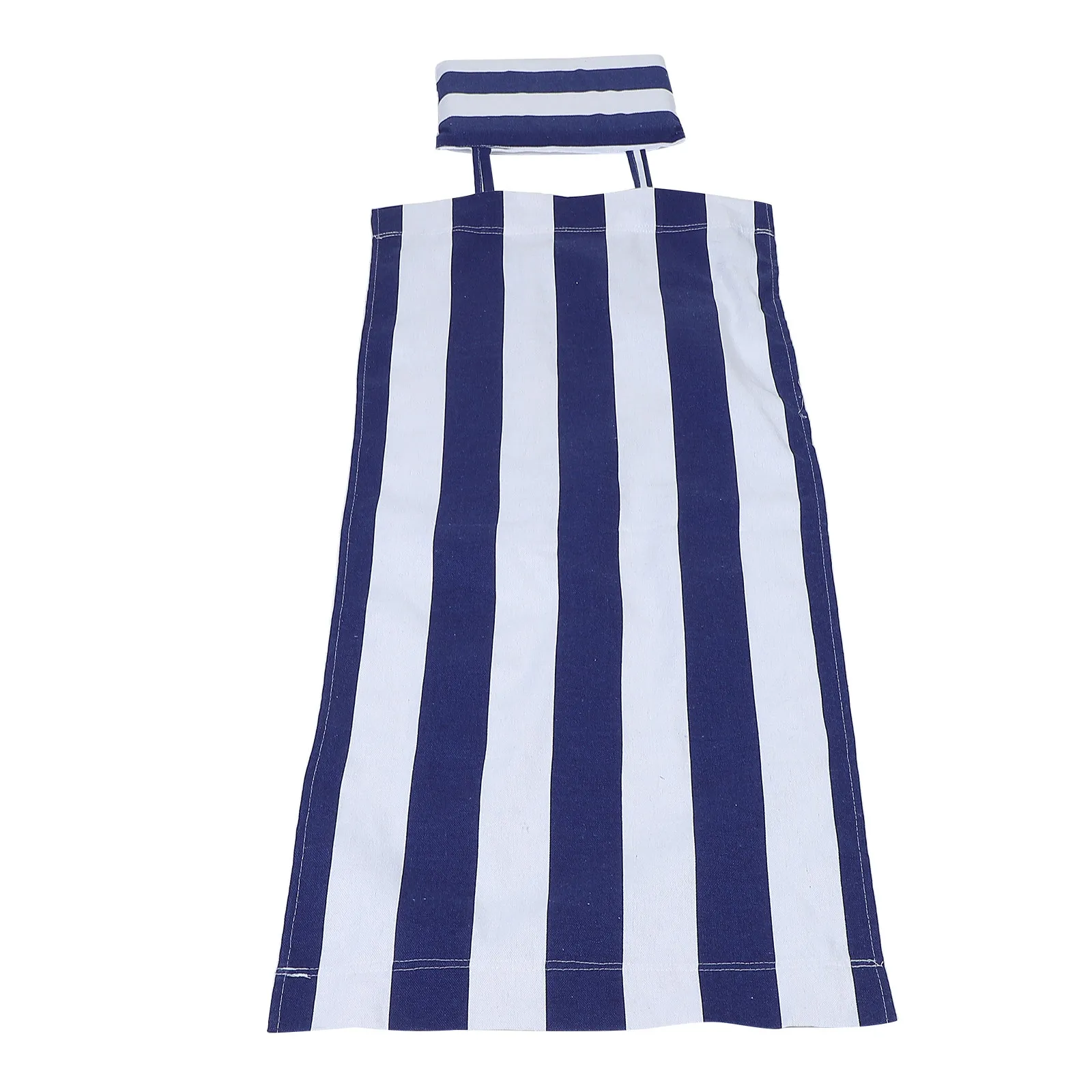 Lounge Chair Replacement Fabric Blue White Striped Sling Cover for Outdoor Beach Patio Garden Furniture