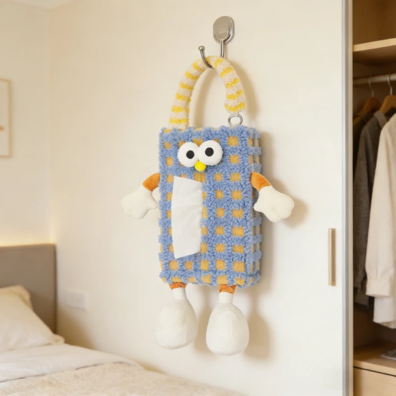 

Креативная коробка для салфеток в мультяшном стиле, роскошный органайзер для гостиной, ванной комнаты, кофейного столика, держатель для бумажных полотенец, коробка для хранения салфеток для офиса, домашний органайзер