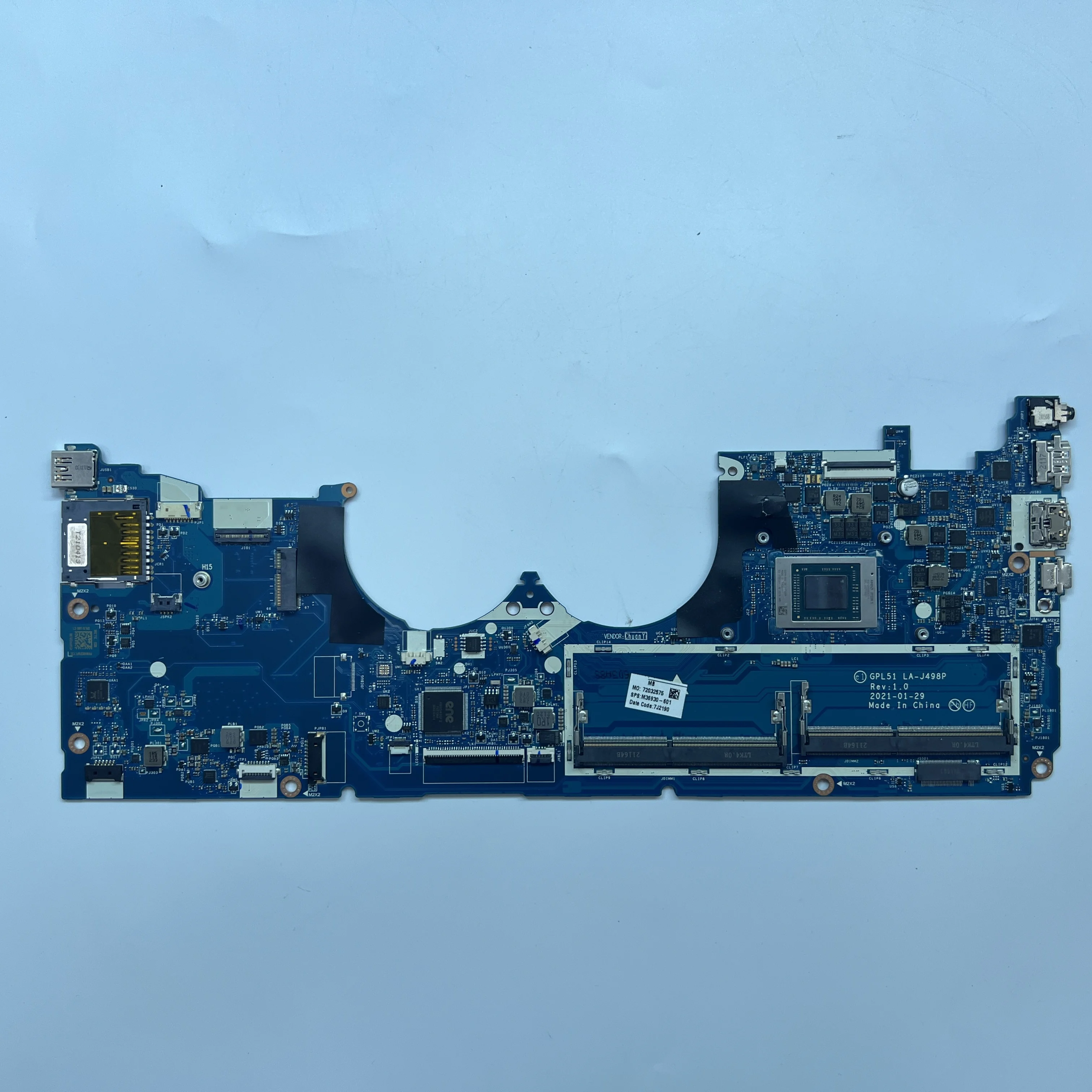 

Материнская плата ноутбука LA-J498P M36930-601 M36931-601 ДЛЯ HP 15-EE 15M-EE с R5-5500U R7-5700U полностью протестирована и работает отлично