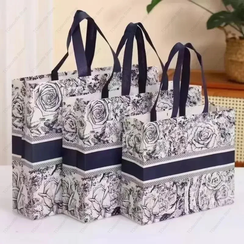 

Многоразовая складная сумка для покупок, портативная дорожная сумка с карманом для продуктов, пластиковая сумка из нетканого материала, эко-складная сумка, сумка для покупок