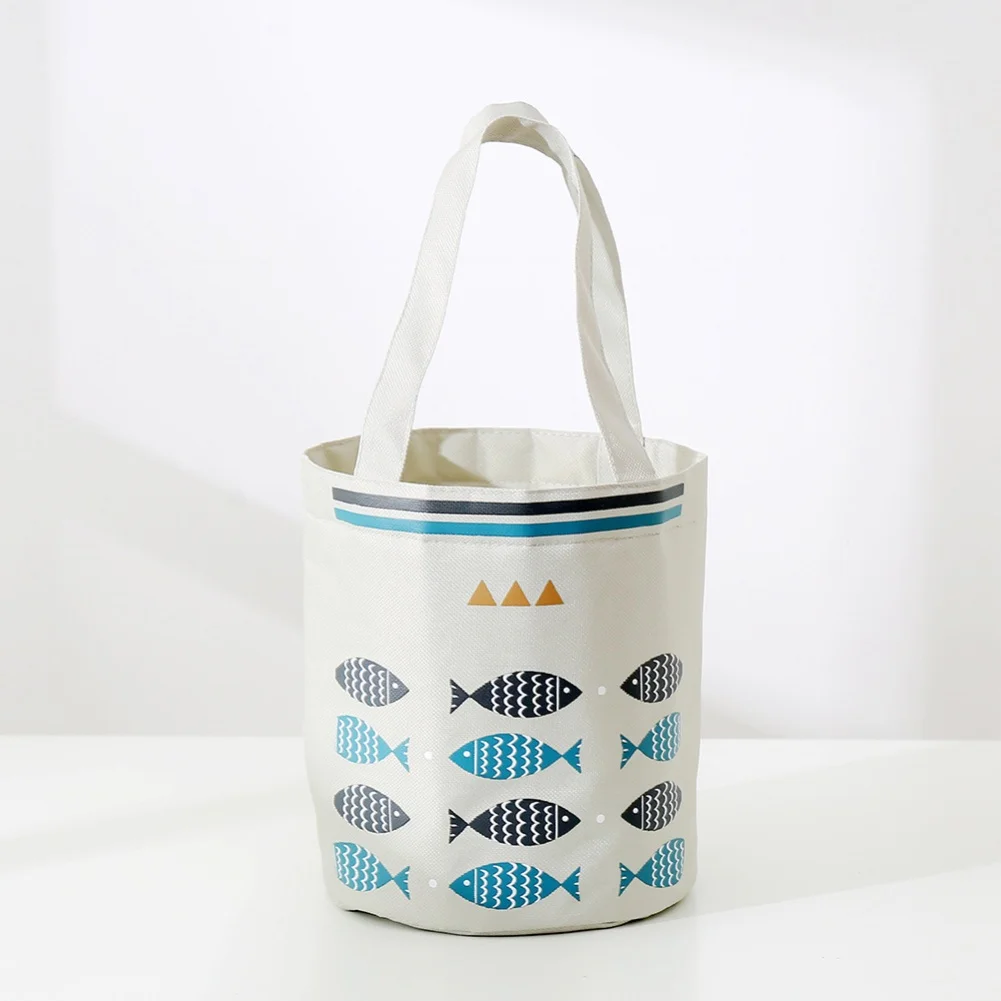 For Outdoor Events Yellow Gray Blue Large Capacity Tote Stylish Insulated Lunch Bag Lunch Bag Meal Carrier Spacious Interior