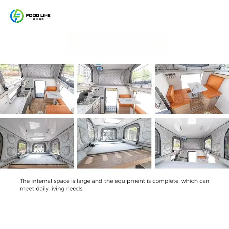 Customized Four Wheel Drive Truck Slide In Camper Outdoor Camping Travel Camper view 4
