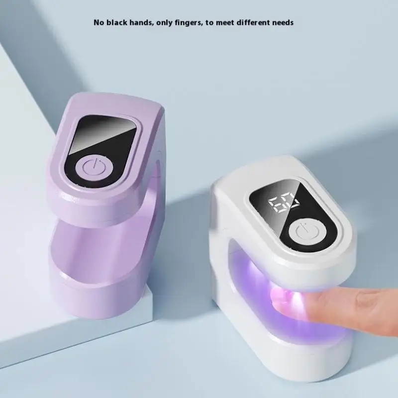 Mini Nail Dryer 30/60S Timing Fast Dryer Lamp UV LED USB Lamp Manicure Egg Design Machine Single Finger Nail Art Tool Gel Curing