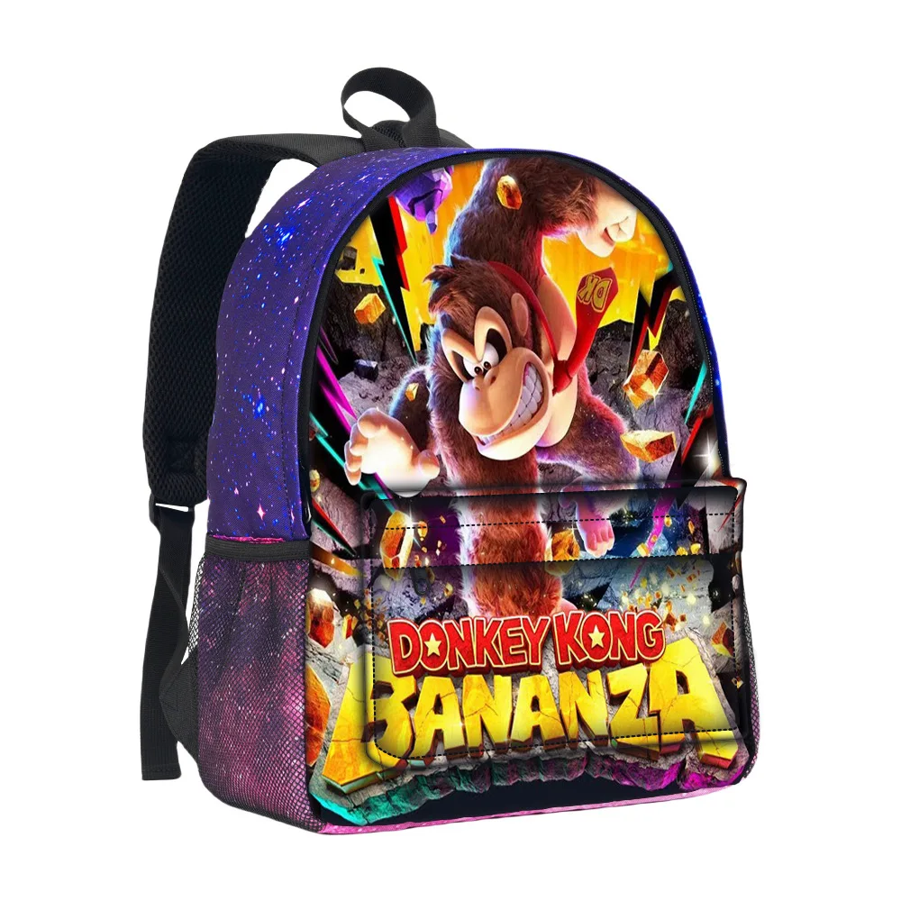 Dong Qigang: Jiaoli 완전 개방형 3D 입체 별이 빛나는 하늘 가방 Donkey Kong Bananza 학생의 최고의 미니멀리스트 별이 빛나는 하늘 가방