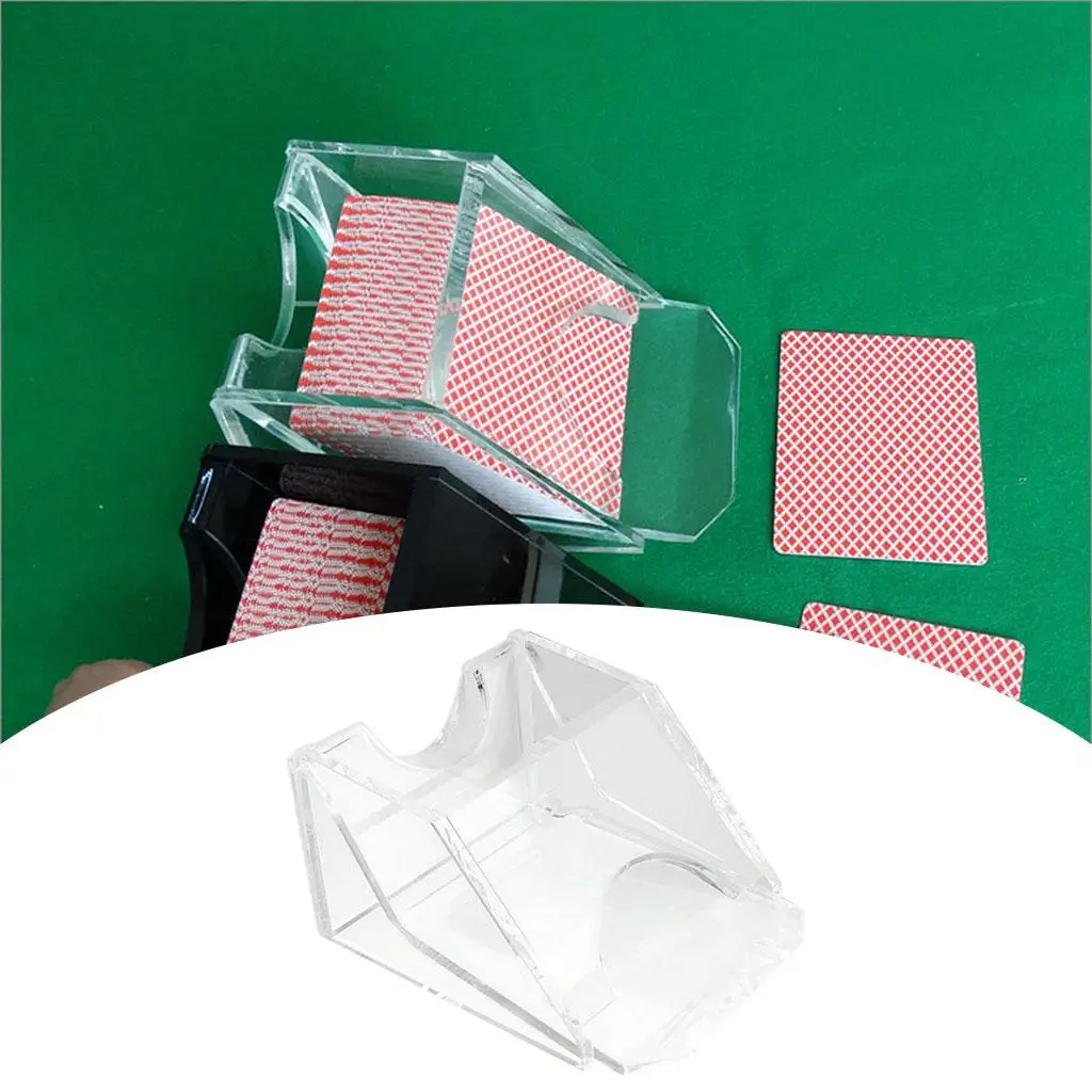 

Card Dealer Shoe 1 Deck Smooth Surface for Casino Playing Cards