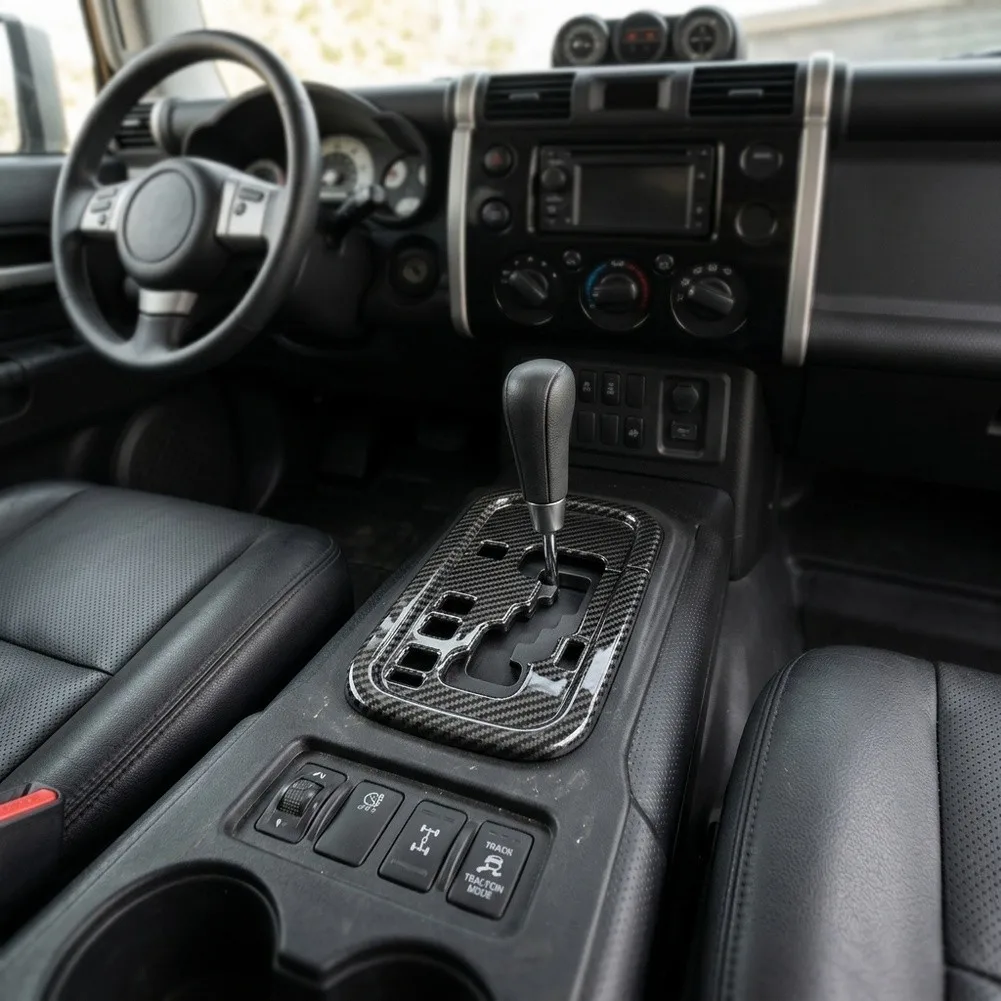 Carbon Fiber Carbon Fiber Trim Stylish Carbon Fiber Cover Car Sticker Interior Console Panel Precision Engineered Fit