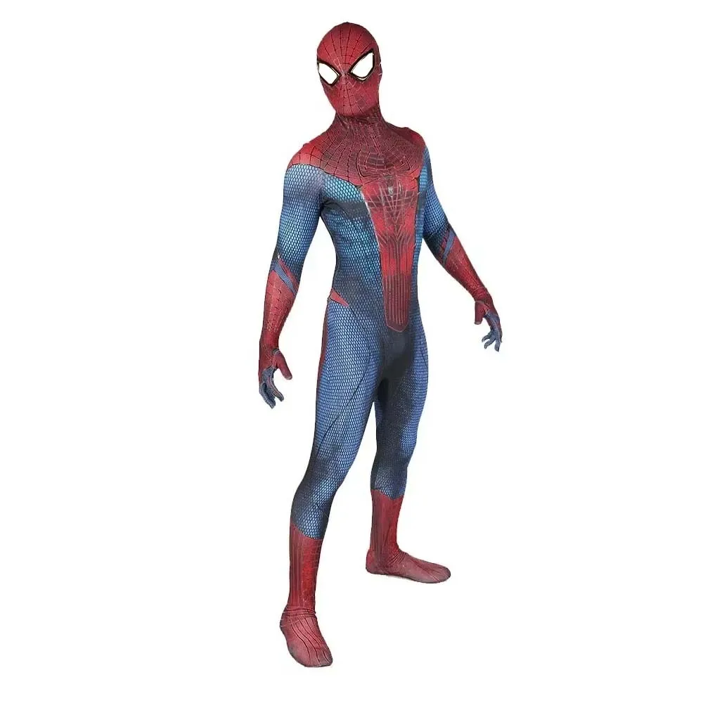 Costume de Cosplay Spider Man pour Homme et Femme, Combinaison Smile Hero, Play Drum, Costume de ixpour Enfants et Adultes, Cadeau Anime