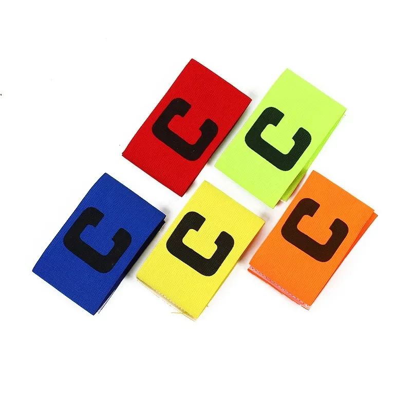 1 шт., футбольная капитанская повязка, C-образная спортивная повязка на руку, капитанская одежда, повязка на руку, футбольное оборудование, футбольные аксессуары