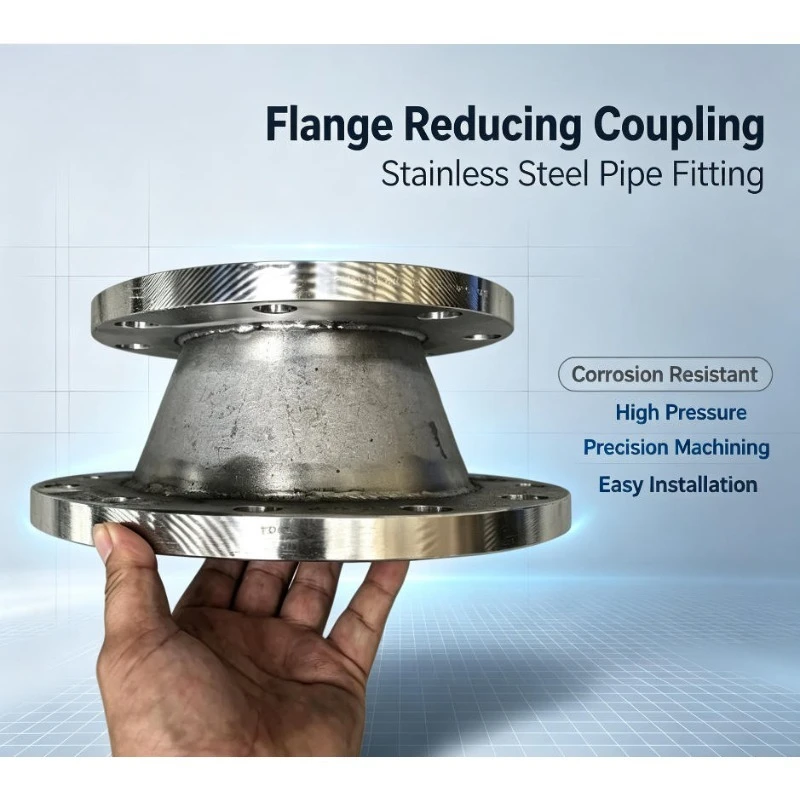 304 316L Stainless Steel Concentric Reducing Flange, Welded Reducer Flange Pipe Connection Fitting