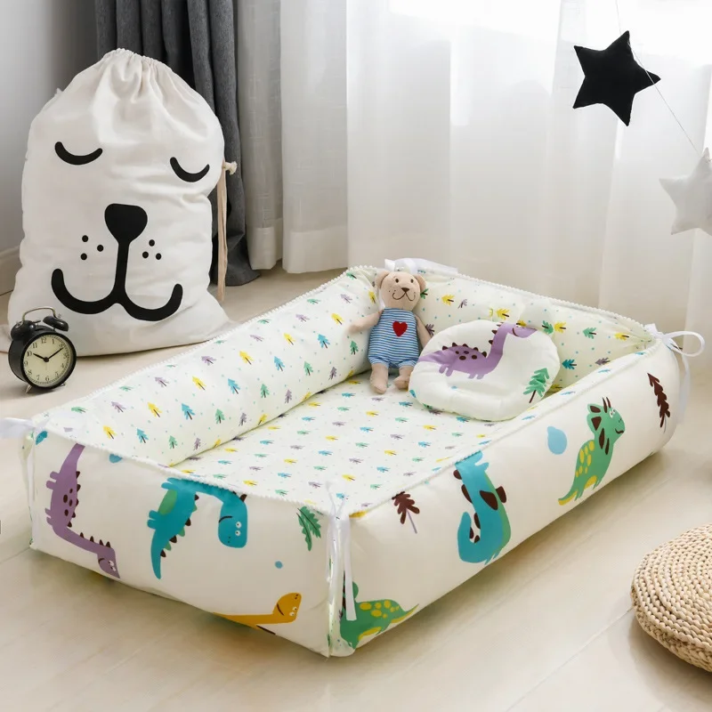 New Folding Baby Sleeping Nest Newborn Bed Crib Travel Playpen Mattress Child Toddler Playpens Photography Cama Bebe with Pillow