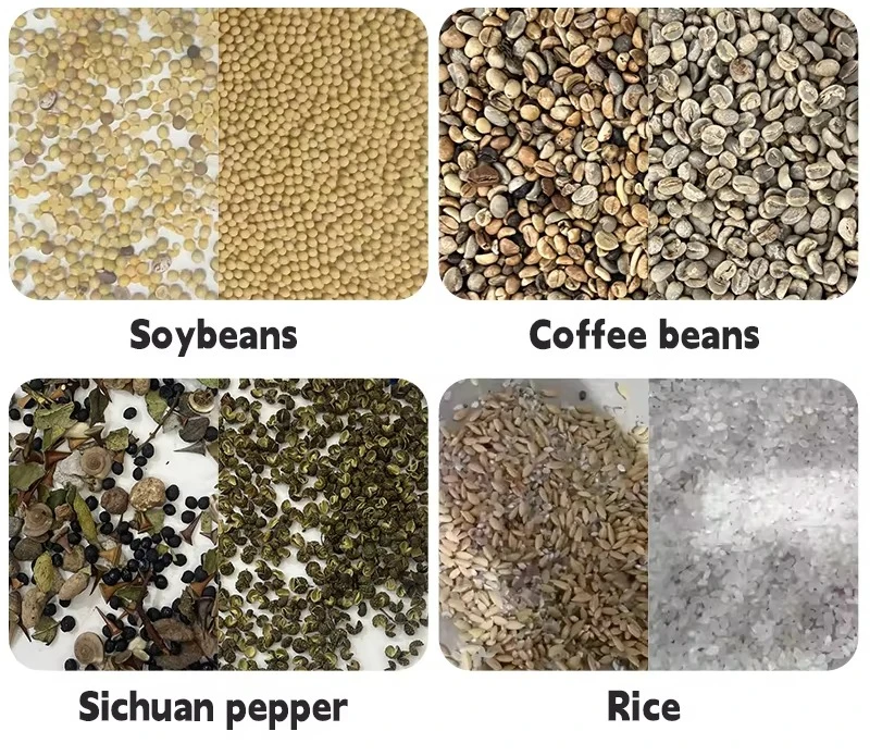 Mini Color Sorting Optical Machine for Coffee Beans Rice Corn Salt Seeds 99.9% Accuracy 100-300kg/h Capacity view 2