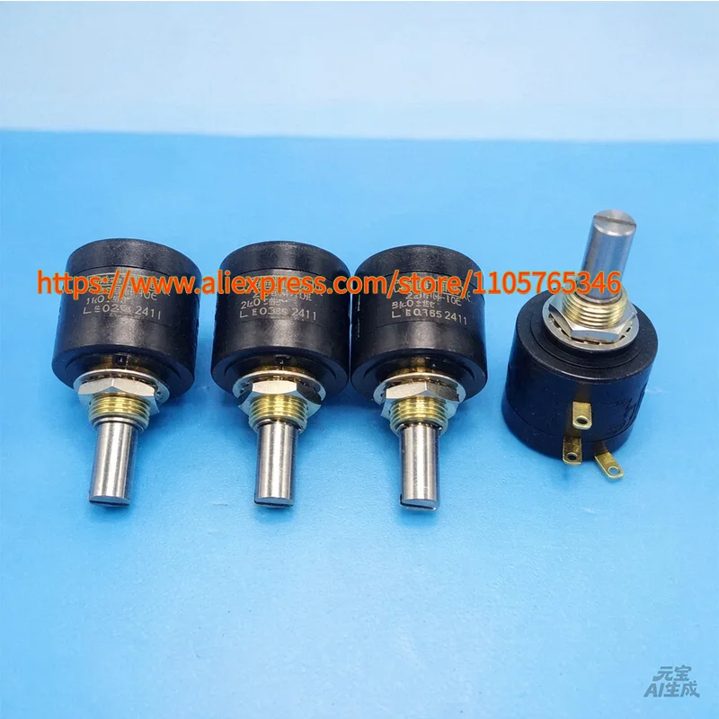1pcs 22HPM-10E 1K 2K 5K 10K Shaft Diameter 6.3mm Original JAPAN Sakae 10 turn Potentiometer