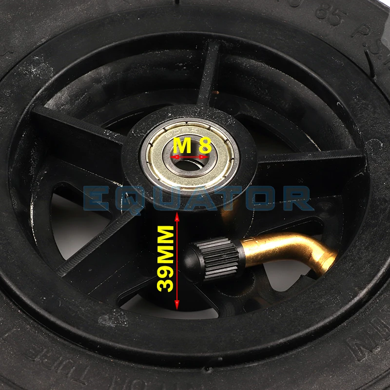 Motorcycle 6x1 1/4 tyre 150MM Scooter Inflation Wheel With Hub With Inner Tube Electric Scooter 6 Inch Pneumatic Tire