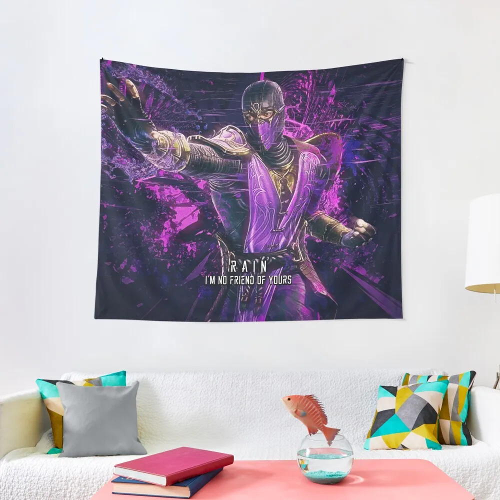 

Mortal Kombat rain Tapestry Aesthetics For Room Room Aesthetic Tapestry