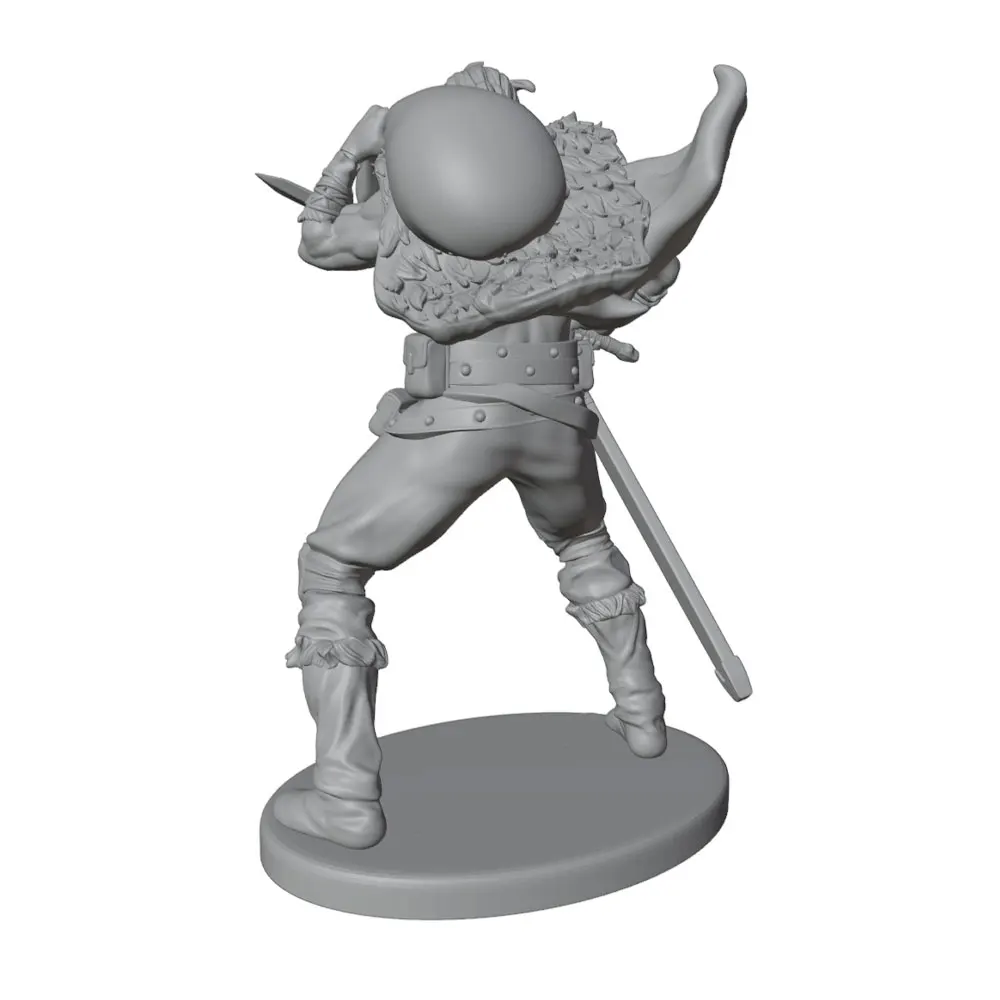 1/24/18 scale resin figurine character model, high-fidelity model action figure, not painted, perfect for gaming and collection