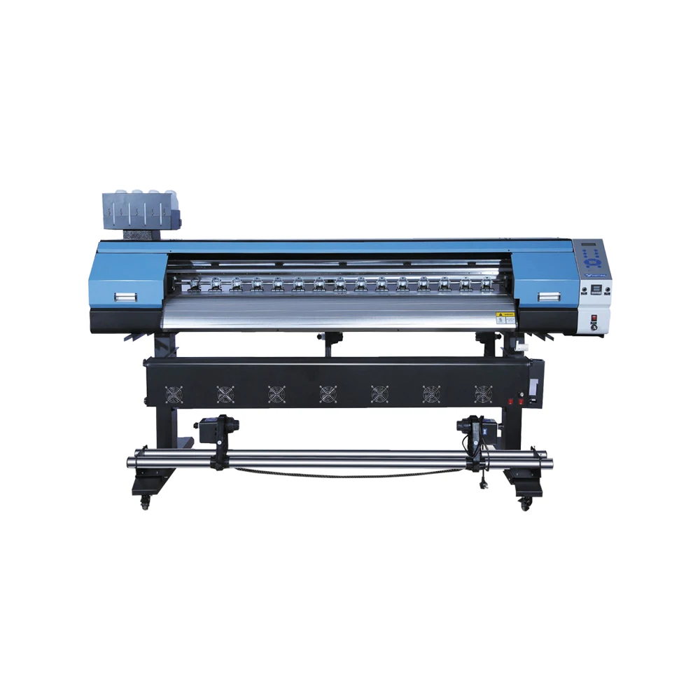 Flex Banner Printing Machine 1.6m Eco Solvent Printer Machine DX5 /DX7head Vinyl Printing Eco Solvent Printer