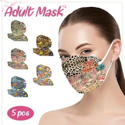 Adult High-Density Mask  Wind Mist Pollution Protection Filter Printed mask Outdoor Dust-Proof Face Protective Mask N95 Mask