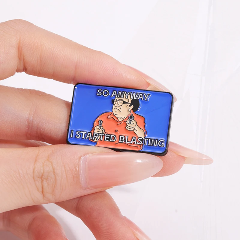 Broche esmaltado personalizado Frank Reynolds Pines insignias de solapa joyería divertida regalo para amigos tan de manera, comienzo jateado