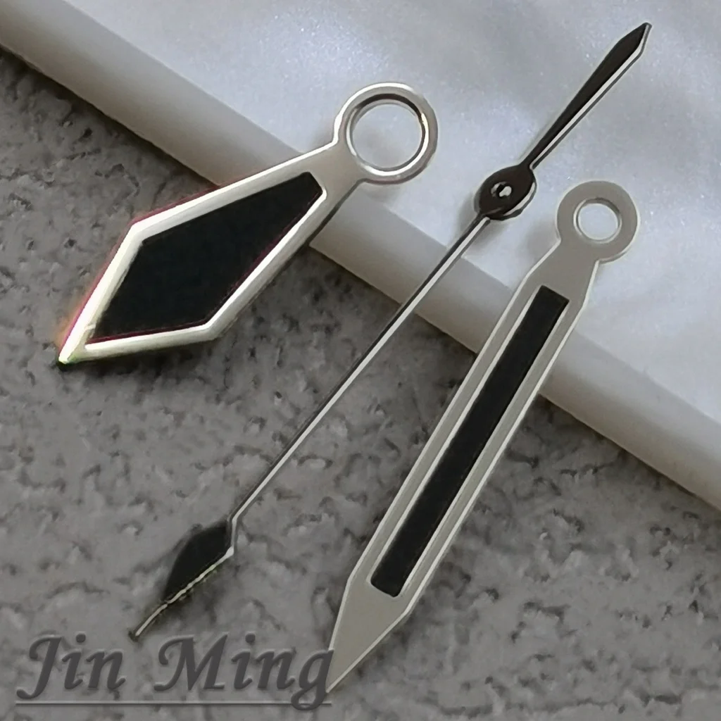 ساعة يد عالية الجودة 12.5*12*8.5 أخضر مضيء فضي أسود ل NH35 NH36 7S26 7S36 4R35 4R36 حركة الساعات اكسسوارات