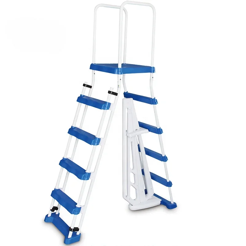 Hot sale new outdoor above ground swimming pool accessories inflatable metal frame swimming pool ladder