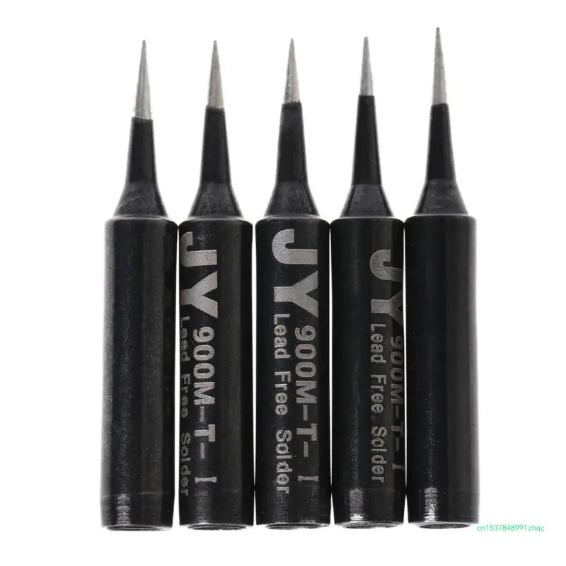 5 Pcs Free Replacement Soldering Solder Iron Tips 900M-T-I For Hakko Saike