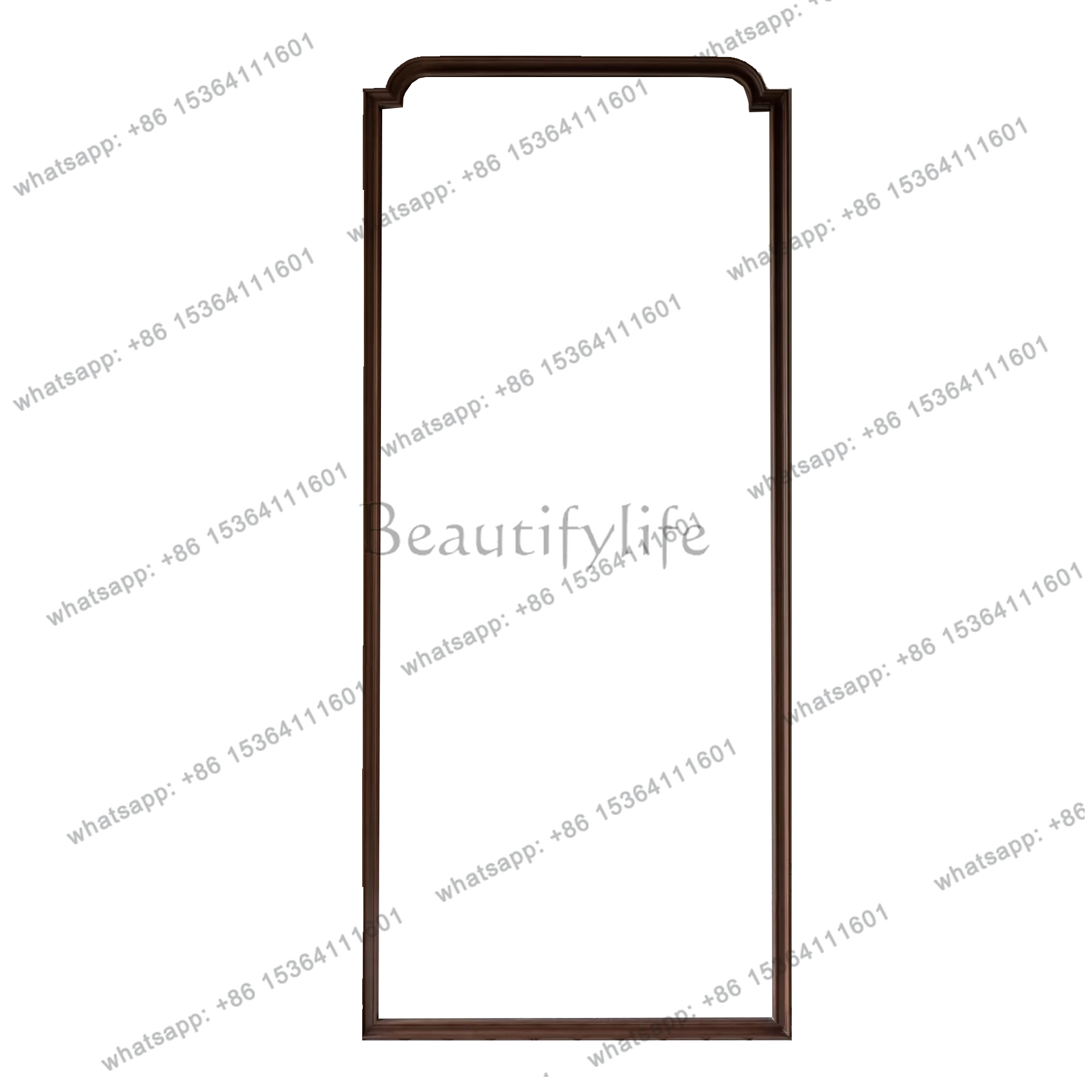 D33 French retro full-length mirror, living room entrance wall-mounted home bedroom floor-to-ceiling fitting mirror