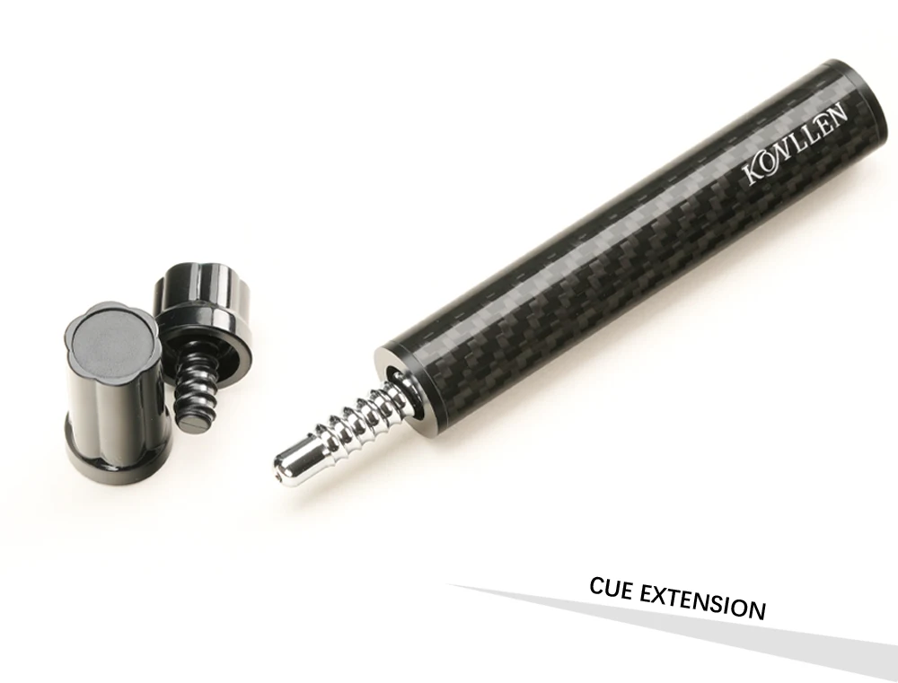Silikon-Mittel verlängerung Carbon Pool Extender, Billard verlängerung werkzeug, Billard halter, profession elles Zubehör aus Aluminium legierung – Detail 12