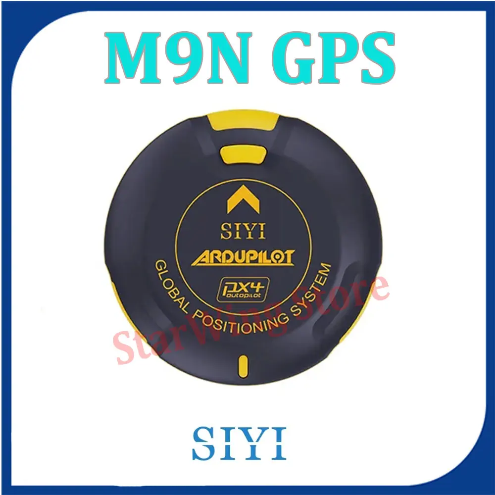 

SIYI M9N GPS GNSS Module with Safety Switch RGB Indicator Four-Satellite High Gain Antenna