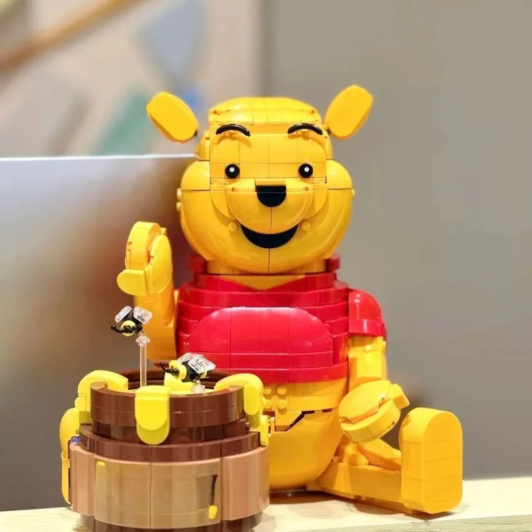2026 cute teddy bear toy building blocks suitable for birthday, Christmas, holiday gifts, and home decoration small ornaments view 4