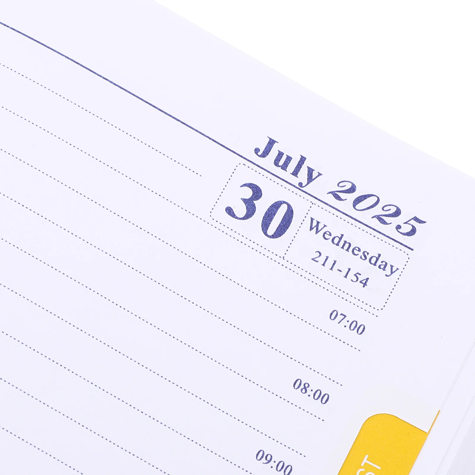 English Agenda Book Multi-function Academic Planner Notebook Journal Notepad Weekly Portable A5