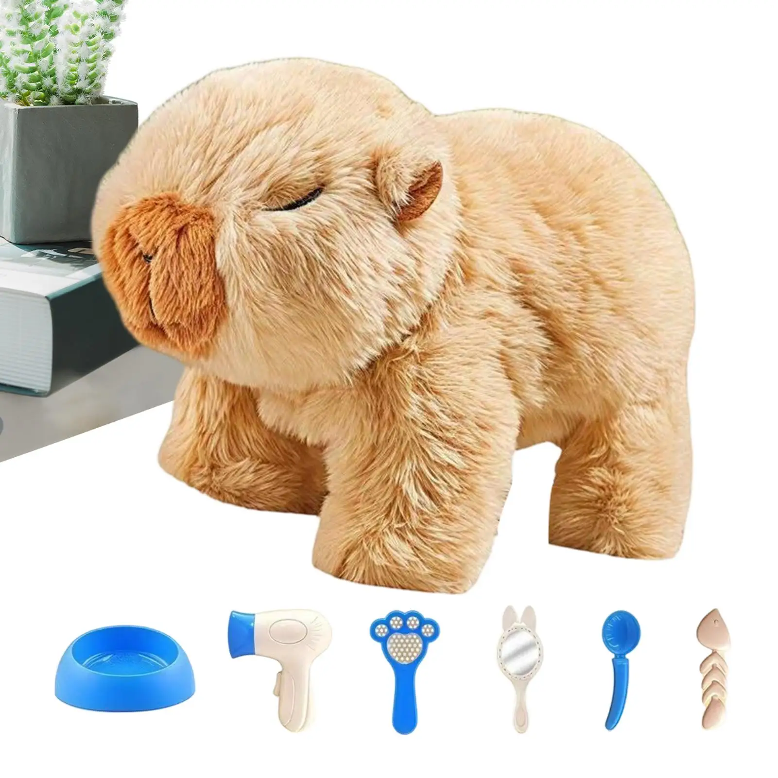 

Electric Walking Capybara Interactive Pretend Play Walking Capybara Electronic Toy Pet For Kids Boys Girls Preschoolers Children