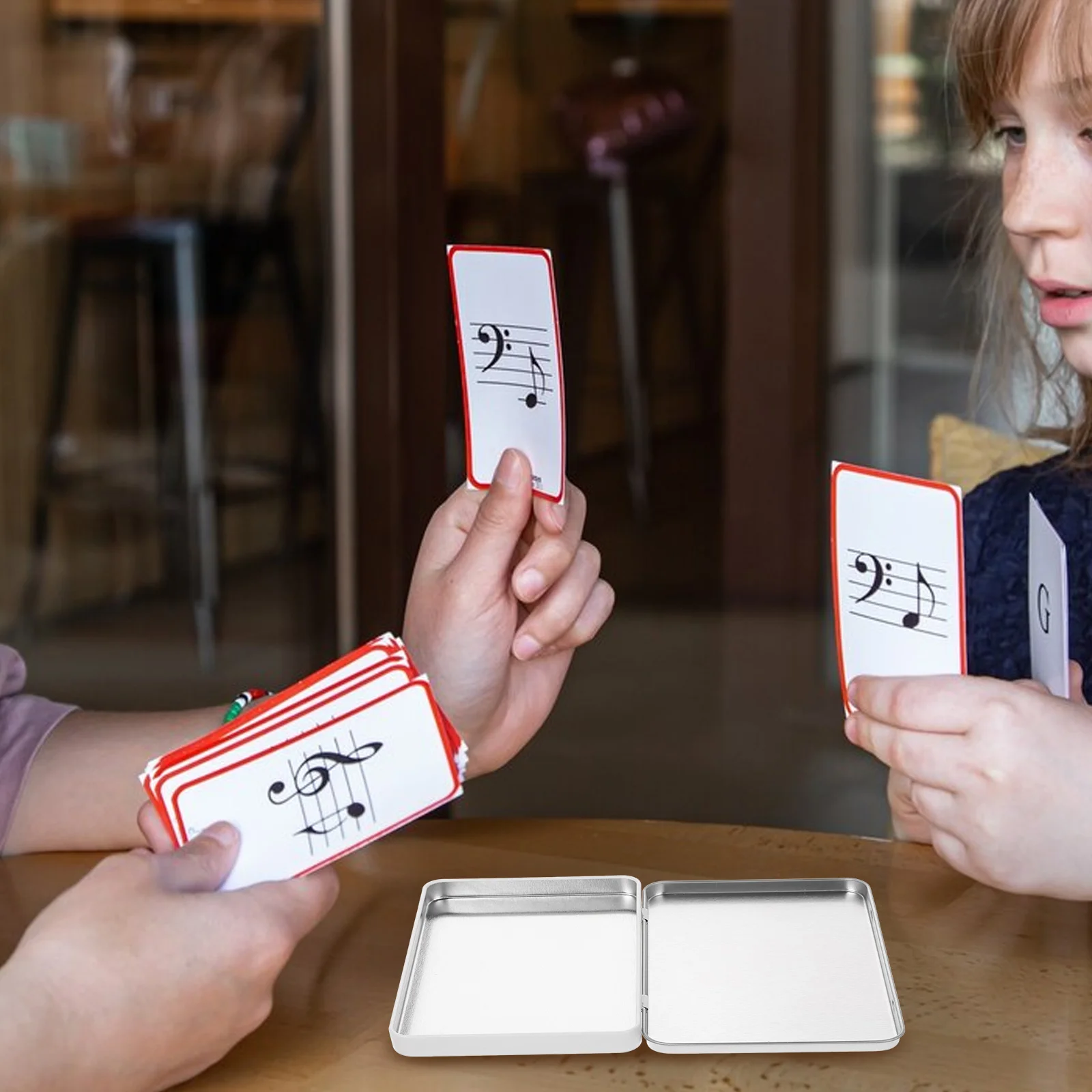 

Game Card Iron Box Storage Tinplate Box for Trading Cards Baseball Cards Protective Compact Holder Small Tin Can Suitable Size