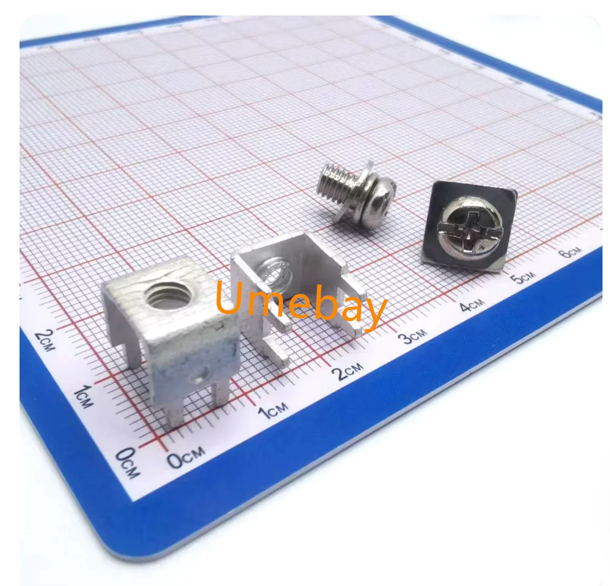 5 pieces, Integrated circuit, PCB-7 soldering terminal crimping connection fixed seat PCB terminal M4 screw type fence terminal