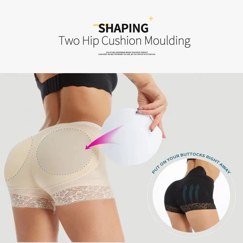 Style WoPantie Push Up Hip High Waist Elastic Padded Panty Safety Underwear Skinny Bodyshort Oversize Product High Quality