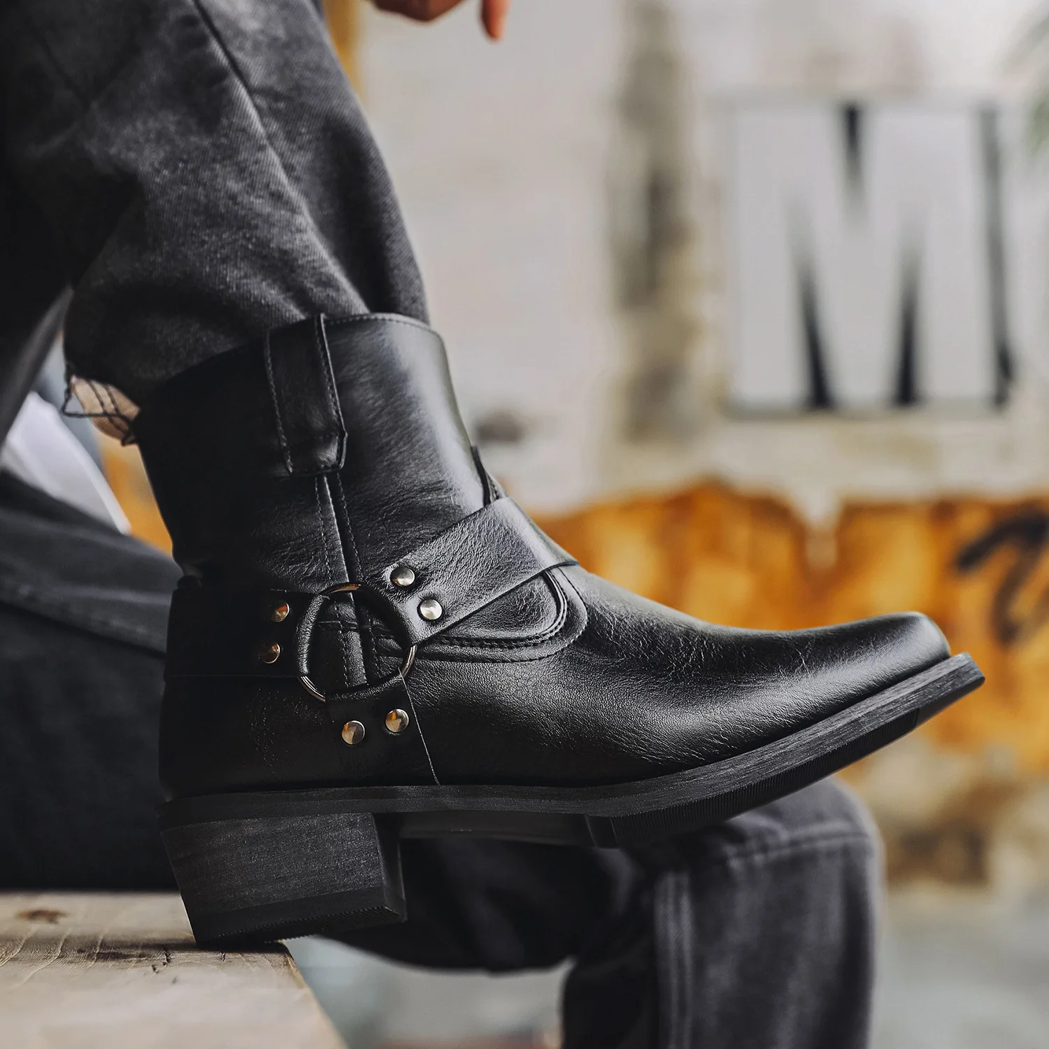 New Men's Leather Side Zipper - Chelsea Boots Men recension och pris