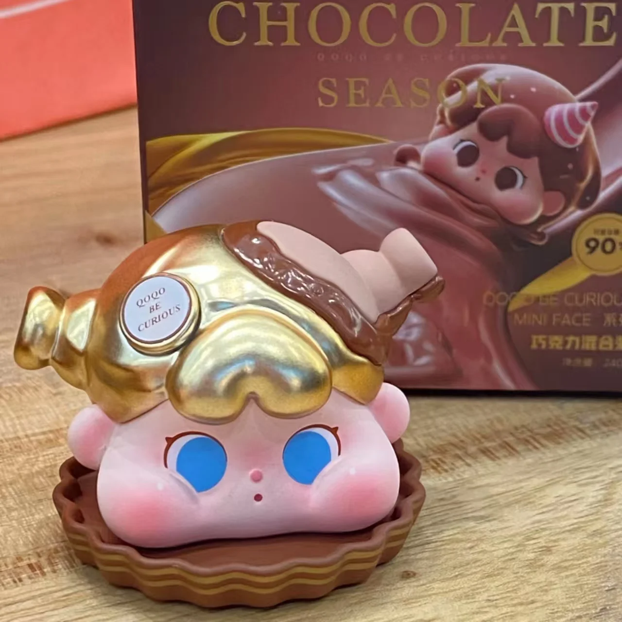 

Anime Figure Qoqo Mini Face Chocolate Season Series Blind Box Toys Mystery Box Doll Kawaii Desktop Decoration Girls Model Toy
